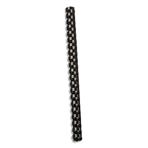 Image of 5 Star Office Binding Combs Plastic 21 Ring 95 Sheets A4 12mm Black [Pack 100]
