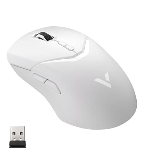 Image of Rapoo VT9PRO Wireless Gaming Mouse - PAW 3398 Sensor Gaming Mouse, 26000 DPI, Esports Grade Performance, 1ms Response Time, Lightweight Gaming Mice, 10 Programmable Buttons, Long Battery Life, White
