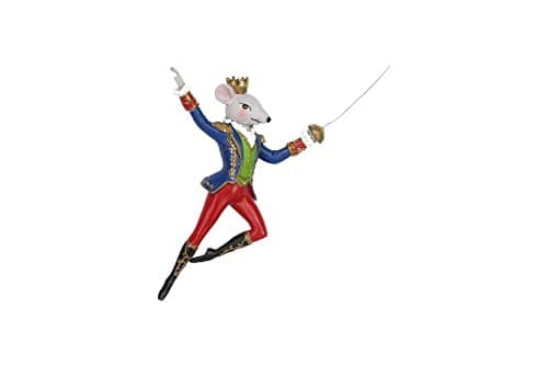 Image of Gisela Graham Nutcracker King Rat Christmas Tree Decoration New