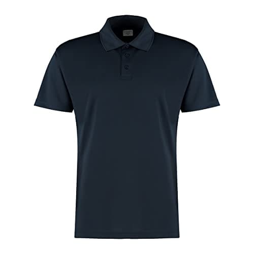 Image of Kustom Kit Men's Cooltex Wicking Polo Shirt, Navy, 3XL