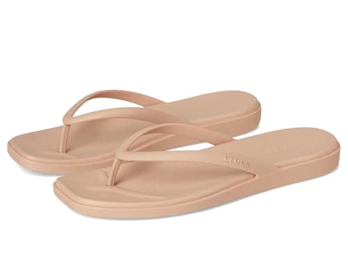 Image of Crocs Women Flip,Miami Flip,Pink Caramel,7 UK Women