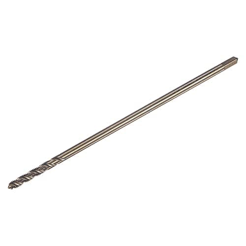 Image of sourcing map Spiral Flute Thread Tap M3 x 0.5, Metric Cobalt HSS (High Speed Steel) Titanium Plated Machine Threading Tap H2 Tolerance Grade