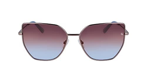 Image of Calvin Klein Jeans Womens Sunglasses CKJ23202S - Brown with Purple Brown To Blue Lens