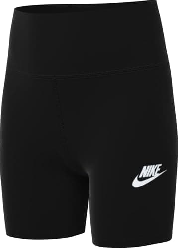Image of NIKE Womens G NSW Clssc 5in Hr Bike Shorts, Black/White, S EU