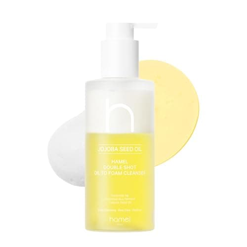 Image of Double Shot Oil to Foam Cleanser 6.76 fl. ounces / 200, with jojoba oil, ceramide, Centella Asiatica, removes blackheads, make-up remover, moisturising, vegan cleaner