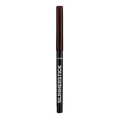 Image of Avon Glimmerstick Diamonds Waterproof Eyeliner Shimmer Effect with Vitamin E - Long Lasting, with Glitter Effect, Nourishing - Brown Sugar