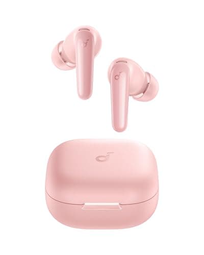 Image of soundcore P31i by Anker, Real-Time Adaptive Noise Cancelling, Hi-Res Sound, Wireless Bluetooth Earbuds, Translation Earbuds, 50H Playtime, Wireless Earbuds, Bluetooth Earbuds, Headphones (Pink)