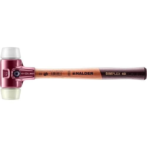 Image of Halder 3078040 "Simplex" Soft-Face Superplastic/Nylon Mallet, Multi-Colour, 40 mm