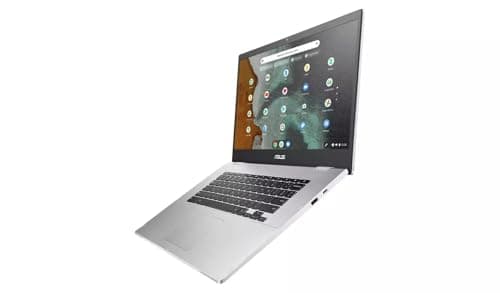 Image of ASUS Chromebook CX1500CKA-NJ0473 Intel® Pentium® Silver N6000 39.6 cm (15.6") Full HD 8 GB LPDDR4x-SDRAM 128 GB eMMC Wi-Fi 6 (802.11ax) ChromeOS Silver