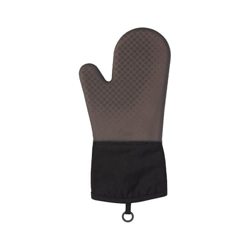 Image of OXO Good Grips Silicone Oven Mitt – Heat & Flame Resistant – Non-Slip Grip for Secure Handling – Water & Stain Resistant – Soft Fabric Interior – 13-Inch Arm Protection – Machine Washable