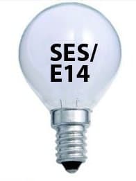 Image of Branded 10x Opal Golf Light Bulb 40w / SES Small Edison White Pearl Soft Lamps