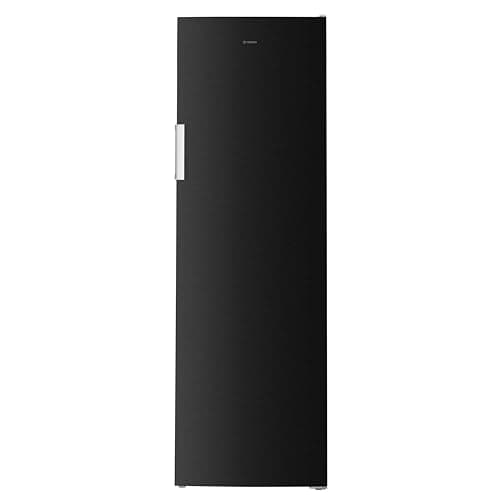 Image of Teknix TFF1715B Freestanding Tall Freezer - Upright with 204L Capacity - Frost Free - Suitable for Outbuildings - Reversible Door - 6 Large Drawers - Black, H171.0 x W55.0 x D60.0 (cm)