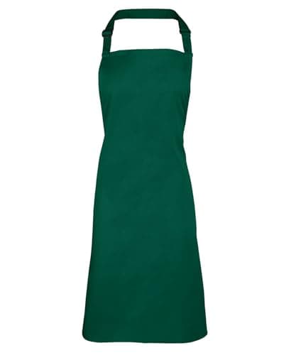 Image of Workwear World Spectrum Collection Adjustable Halter Neck Kitchen Hospitality Catering Bar Service Bib Apron (Bottle)
