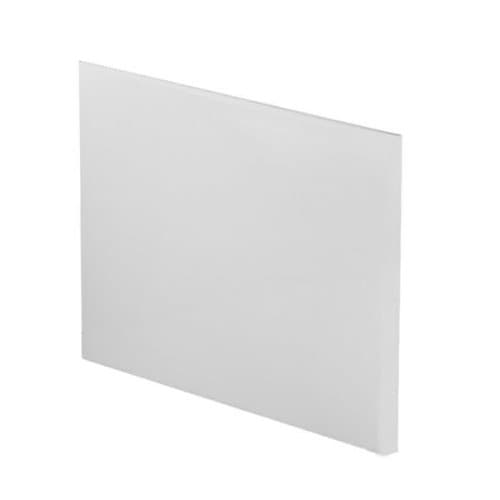 Image of Milano White 700mm Straight Bath End Panel