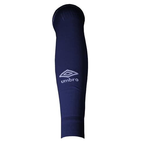 Image of Umbro Mens Diamond Leg Sleeves (L) (Dark Navy/White)