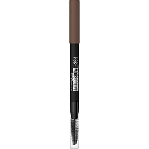 Image of Maybelline New York Waterproof Eyebrow Pencil with Brush, Natural Colours, Lasts Up To 36 Hours, Tattoo Brow 36H, Colour: No.5 Medium Brown (Brown), 1 Piece
