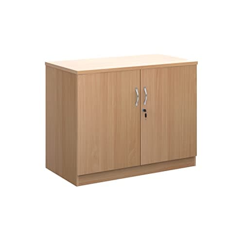 Image of Mr Office Systems double door cupboard - 800mm high, Beech