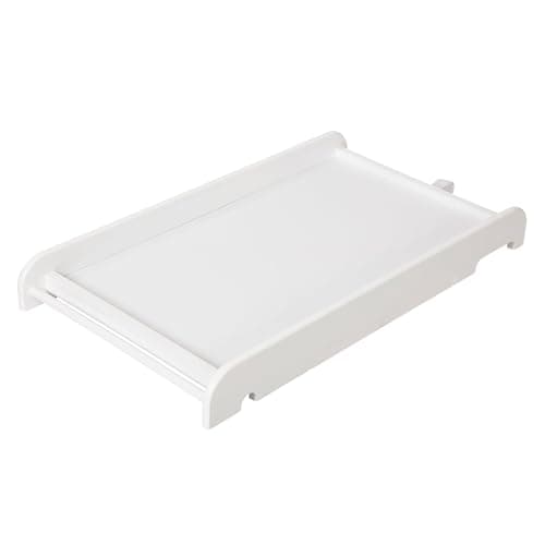 Image of Tutti Bambini Cot Top Changer (White) - Fits Most Standard Cots & Cot Beds of Width 60-70cm, Suitable for Use Up to 10kg (~12 Months) | L87 x W50 x H10cm - NO Side Shelves Included (Updated Version)