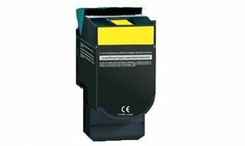 Image of COMPATIBLE REPLACEMENT YELLOW TONER CARTRIDGE FOR LEXMARK C2325/C2425/MC2425