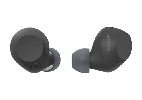 Image of Sony WF-C710 Truly Wireless Noise Cancelling Earbuds, Lightweight Headphones, Touch Controls, IPX4, Quick Charge, iOS and Android, Black (Renewed)