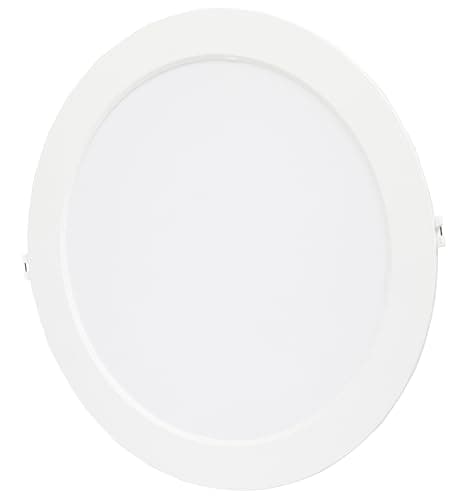 Image of Bright Source Core LED Round Panel Downlight, Slimline Recessed Ceiling Spotlight, 24W, 2160lm, 4000K Cool White, IP20, 270mm Cutout, LED Driver Included