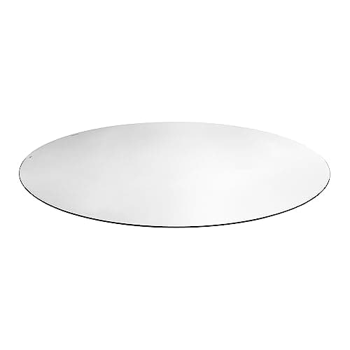 Image of Furniturebox UK Round Glass Table Protector Topper 120cm