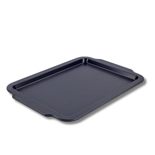 Image of Scoville Ultra Lift 40cm Baking Tray, Non-Stick Baking Tray, Flat Rectangular Baking Sheet, Large Oven Tray, Easy to Clean, Oven Safe Up to 260°C, Dishwasher Safe, PFOA Free, Aluminium, Grey