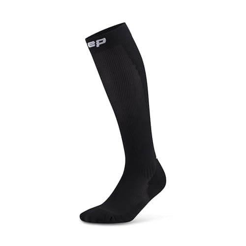 Image of CEP Men's Run, Tall, 5.0, Men Socks, Black, 8/10.5