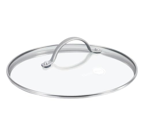 Image of GreenPan Glass Lid with Stainless Steel Handle, 30cm, Grey