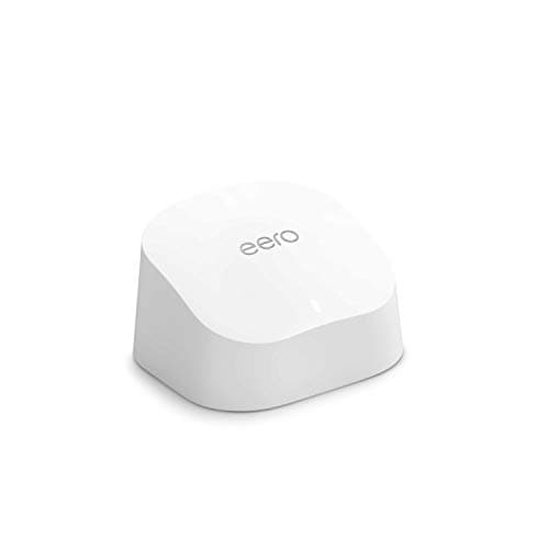 Image of Amazon eero 6 mesh Wi-Fi extender | Expands existing eero network | Add up to 140 m² of Wi-Fi 6 coverage to your existing eero mesh wifi network | 1-Pack