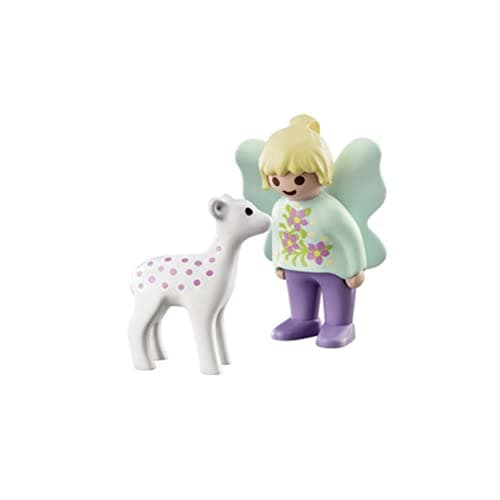 Image of PLAYMOBIL 1.2.3 70402 Fairy Friend with Fawn, for Children Ages 1.5 - 4