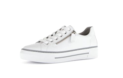 Image of Gabor Women's Low-Top Trainers, Women's Low Shoes, White 50, 7 UK
