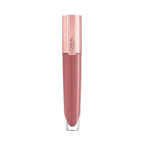 Image of L'Oreal Paris Paradise Glow Balm-in-Gloss – Plumping Lip Gloss with Hyaluronic Acid & Collagen, Lightweight, non-sticky with intense hydration – Non-Sticky, Nourishing Formula, 412 Heighten