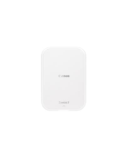 Image of Canon Zoemini 2: Live Big, Print Mini - Portable Photo Printer - Compact & Wireless - Instant Smartphone Printer - Bluetooth 5.0 & Type-C Fast Charging - Ideal Travel Printer, Pearl White