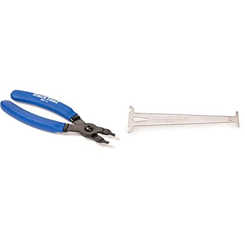Image of Park Tool MLP-1.2 Master Link Pliers Tool, Blue & CC-3.2 Chain Wear Indicator Tool, Blue