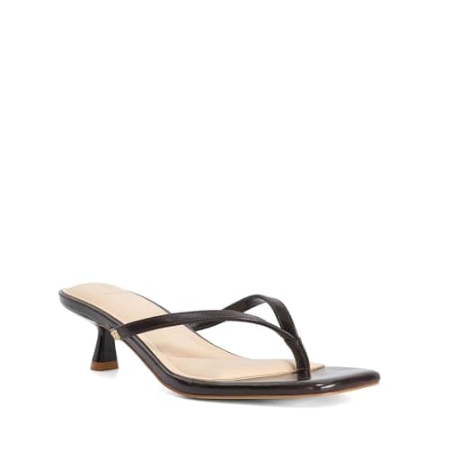 Image of Dune London Ladies MARTINII Kitten Heel Toe Post Sandals Size UK 6 Heeled Sandals