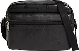 Image of Calvin Klein cross body bag evening bag CKJ Monogram Soft Camera Bag AOP Black