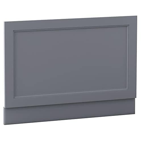 Image of Aquariss 800mm Traditional Bath End Panel Matte Grey MDF Adjustable Height