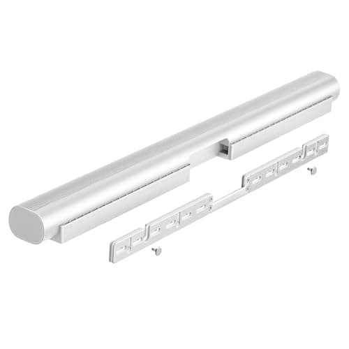 Image of TNP Wall Mount Bracket Compatible with Sonos Arc Ultra and Sonos Arc Soundbar - Hidden Floating Hanging Style Design Sound Bar Mounting for Under TV Installation, Hardware Kit Included, White