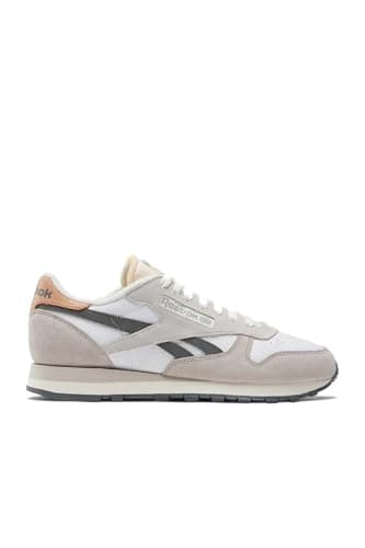 Image of Reebok Classic Leather White/Moonstone/Grey 5 Unisex Running Shoes