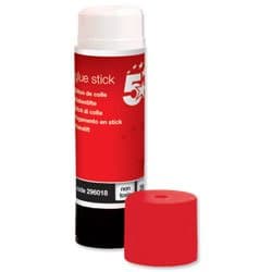 Image of 5 Star Glue Stick Solid Washable Non-toxic Medium 20g