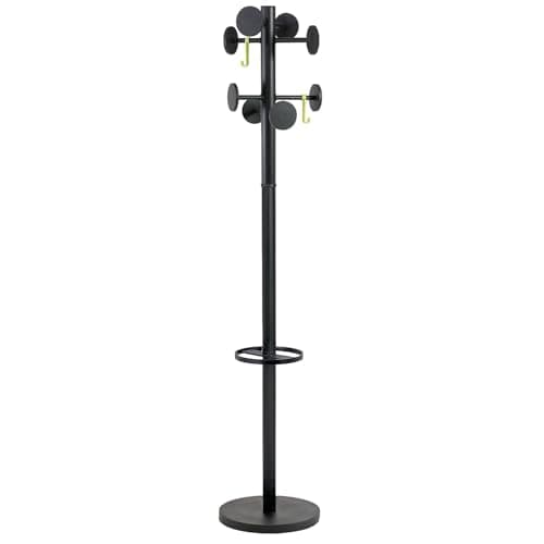Image of Alba Coat Stand, Metal, Black, One Size, PMSTAN3N