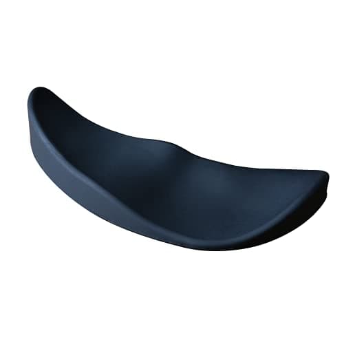 Image of Amplexify Right-Handed Silicone Ergonomic Mouse Wrist Rest, Gaming Mouse Wrist Support, Laptop, Home, Office (Black)