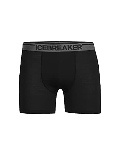 Image of Icebreaker Men's Anatomica Boxers - Boxer Shorts - Merino Wool Underwear - Black, L