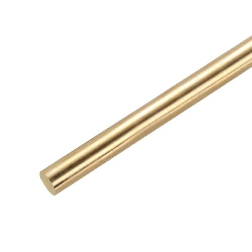 Image of sourcing map 17.5mm x 305mm Brass Round Rod, Metal Solid Shaft Rods Lathe Bar Stock for DIY Crafts Model Car Helicopter Airplane