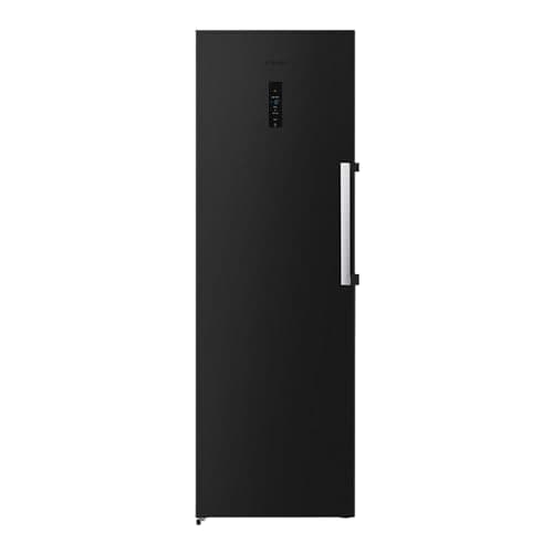 Image of Teknix TH60TNFBIX Tall Freestanding Freezer - Upright with 274 Litre Capacity - No Frost - Suitable for Outbuildings - Metal Tech Cooling - Black Stainless Steel, 185.5H x 65.1D x 59.5W (cm)
