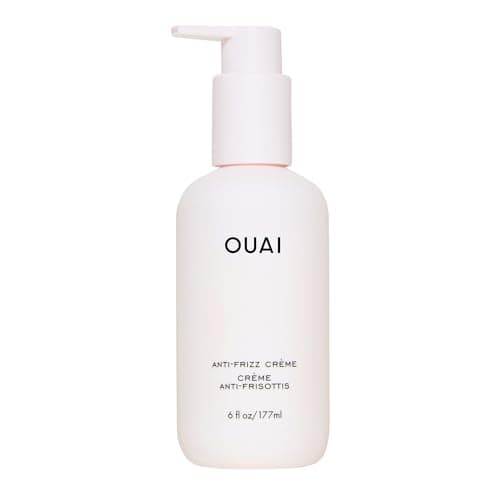 Image of OUAI Anti Frizz Cream - Moisturizing Hair Cream with Frizz Control & Heat Protection - Provides Lasting Hydration with Jackfruit & Beetroot Extract - Paraben, Phthalate & Sulfate Free