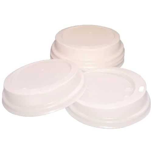 Image of 8X Caterpack 35cl Paper Cup Sip Lids White (Pack of 100) MXPWL90 + Free FINCHLEY Refill Pen