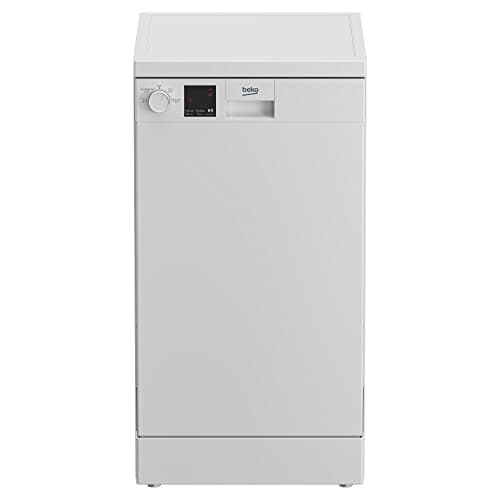 Image of Beko DVS04X20W 10 Place Setting Freestanding Slimline Dishwasher