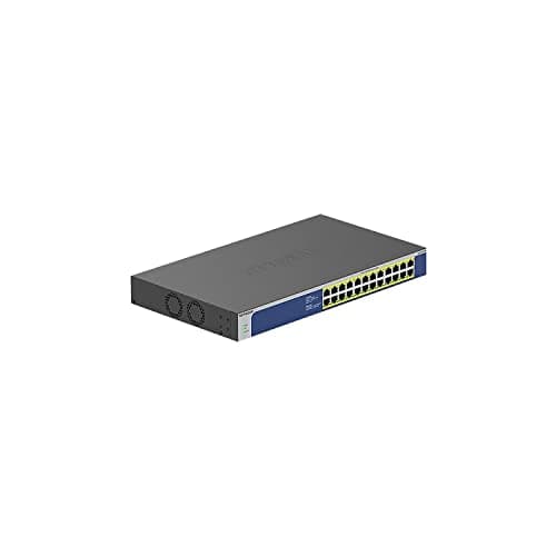 Image of NETGEAR 24-Port Gigabit Ethernet Unmanaged PoE Switch (GS524PP) - with 24 x PoE+ @ 300W, Desktop or Rackmount, and Limited Lifetime Protection